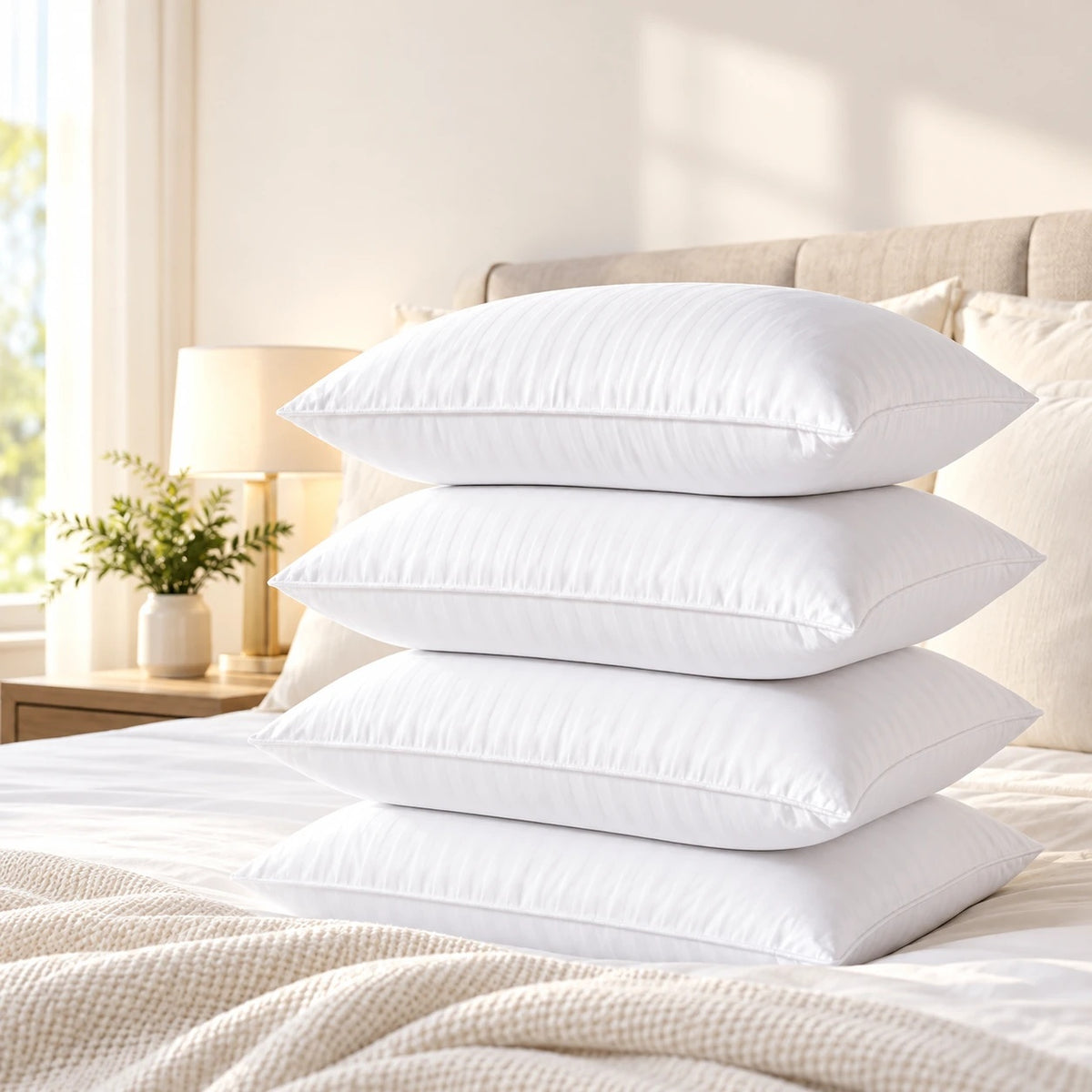 Set X4 Almohadas Siliconada 40x60