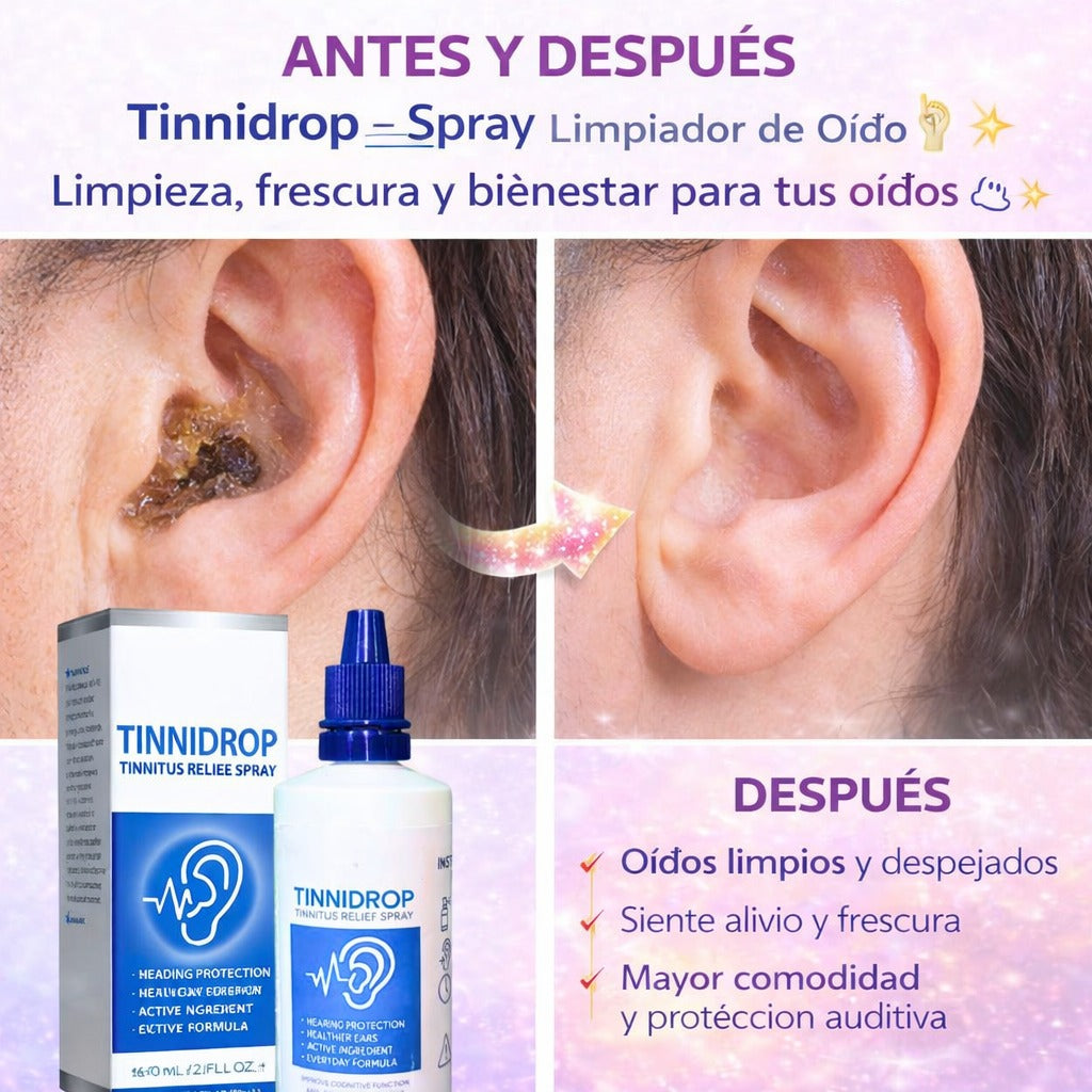 Tinnidrop Spray Limpiador De Oido
